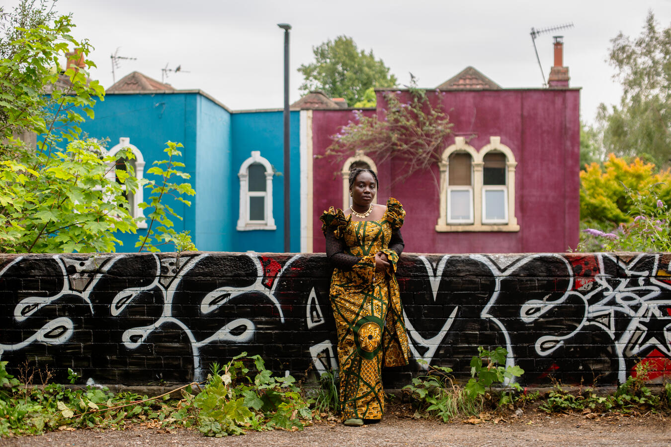 A striking pose by Emina Telojo, reflective of her resilience through her visa struggles | Credit: Lottie Turner